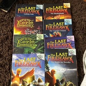 The Last Firehawk and Eerie Elementary Book Set